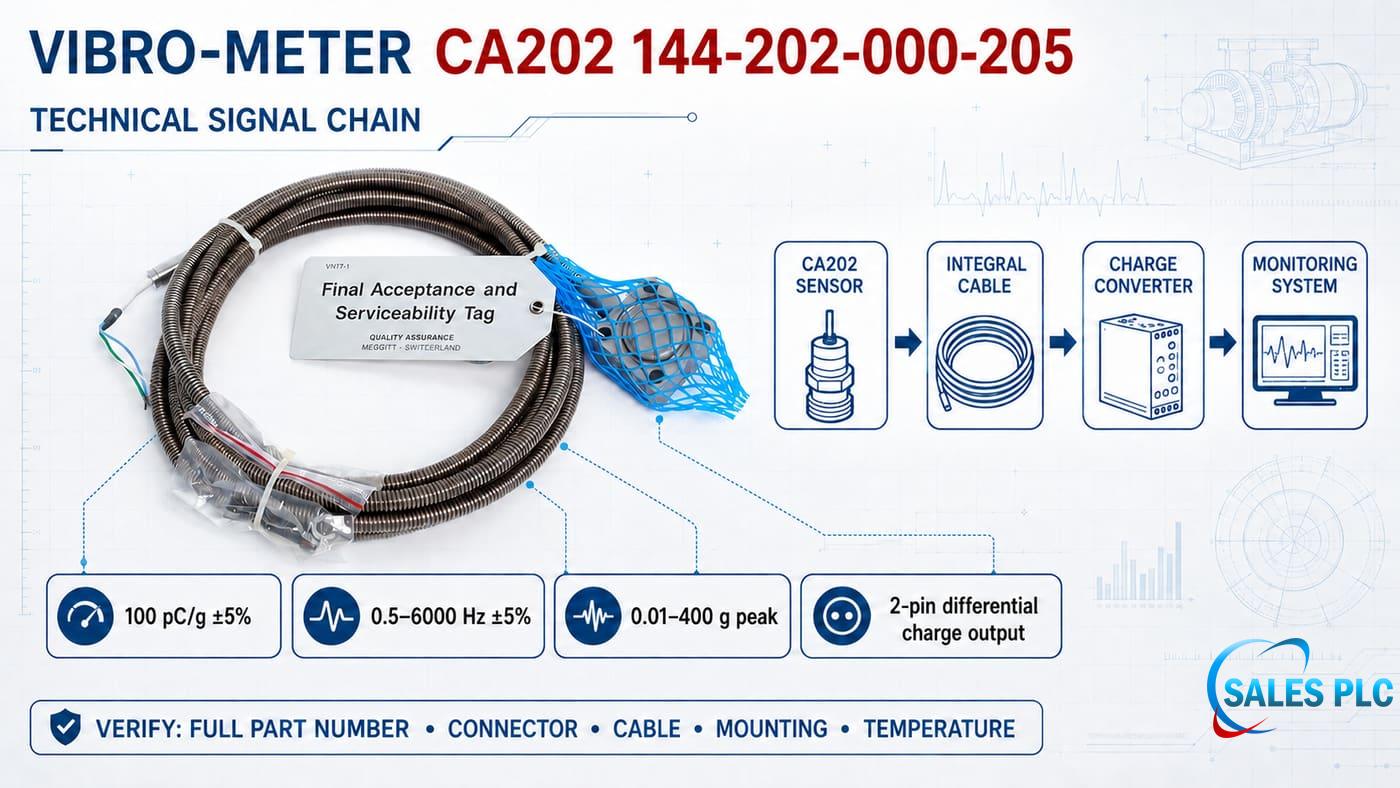 VIBRO-METER CA202 144-202-000-205 technical signal chain and verification points