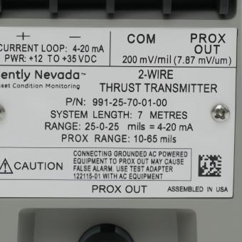 991-25-70-01-00 Bently Nevada 991 Thrust Transmitter