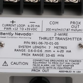 991-06-70-01-05 Bently Nevada 991 Thrust Transmitter