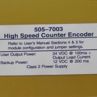 505-7003 Siemens SIMATIC TI505 Counter Encoder Module