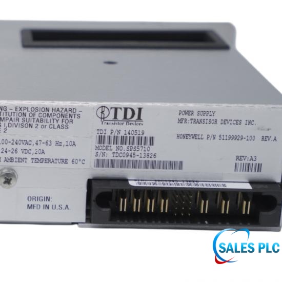 Honeywell 51199929-100 SPS5710 C300 power supply