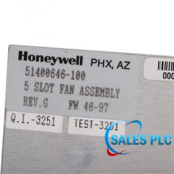Honeywell 51400646-100 Five-Slot Fan Assembly