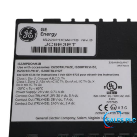 GE IS220PDOAH1B discrete-output module