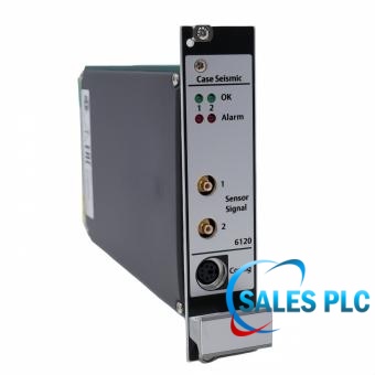 Emerson A6120 Case Seismic Vibration Monitor product view