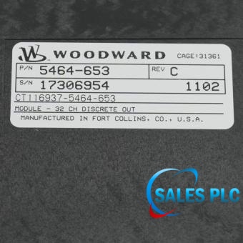 Woodward 5464-653 product image