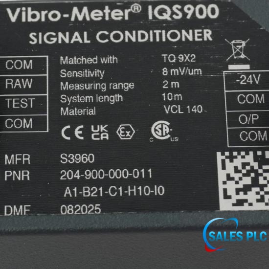 Vibro-Meter IQS900 204-900-000-011 signal conditioner