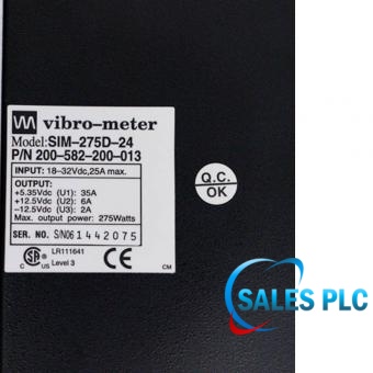 Vibro-Meter VM600 RPS6U SIM-275A 200-582-500-013 product image