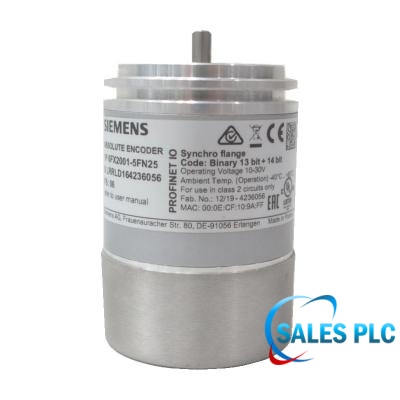 Siemens 6FX2001-5FN13 Motion Control Encoder PROFINET Single-Turn Absolute Encoder