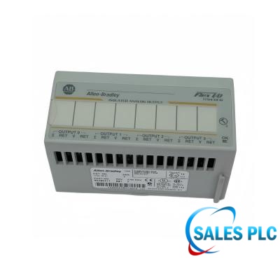1794-OF4I PLC Four-channel isolated analog output module front side detail views