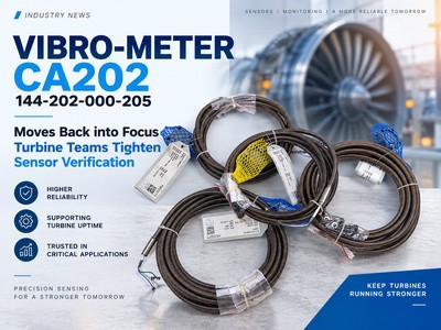 VIBRO-METER CA202 144-202-000-205 Moves Back into Focus as Turbine Teams Tighten Sensor Verification